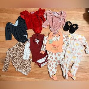 3-6 month fall girls clothes